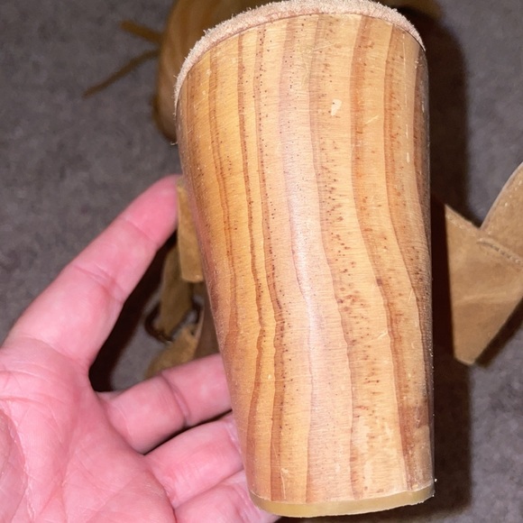 Free People dover clog sandals 41 womens shoes suede ankle strap heels 9.5 - Picture 16 of 16